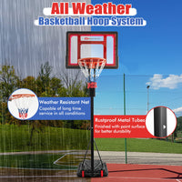 Portable Basketball Goal System 1.05-2.6m Ring Height