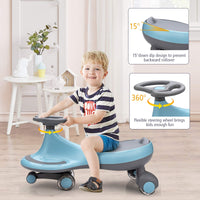 High Bounce Wiggle Car for Kids Swing Car Indoors and Outdoors