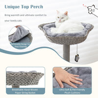Cat Tree for Indoor Cats, 106 CM Tall Cat Tower