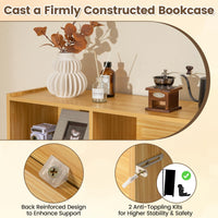 3-Tier Open Wooden Bookshelf