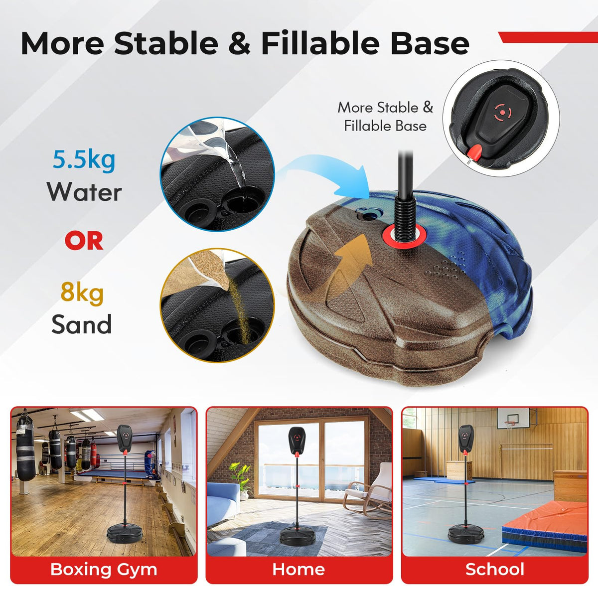 Punching Bag Boxing set with Punching Speed Ball for 5+ Years Old Boys & Girls