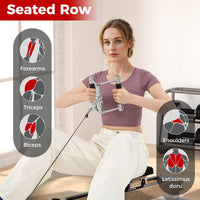 Cable Machine Attachment Set, LAT Pulldown Attachments incl. V-Shaped Press Down Handle