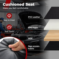 92 cm 2-in-1 Mechanic Creeper 150 kg Z Creeper Seat with Padded Seat