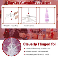 1.83M/2.15M Pre-Lit Artificial Christmas Tree with 475/670 branch tips for Decoration