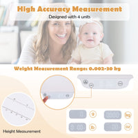 Baby Scale, Pet Scale w/Smart APP Control, Digital LED Display, 4 Weighing Modes