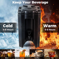 Giantex 18 L Insulated Beverage Dispenser, Hot and Cold Drink Server Carrier