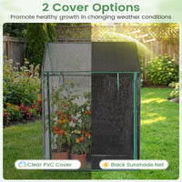 Tomato Mini Greenhouse 130 x 90 x 173 CM, Portable Clear PVC Cover
