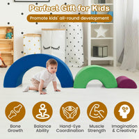 3 Piece Toddlers Climbing Toys with Elastic Filling