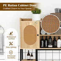 Over The Toilet Storage Cabinet Space-saving Bathroom Toilet Organizer