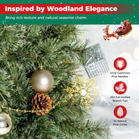 150/180cm Artificial Christmas Tree, Hinged, Pre-Lit