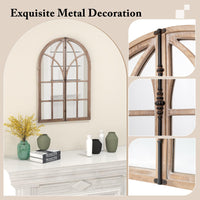 Giantex Arched Window-Like Wall Mirror 88 x 60CM, Decorative Arch Mirror