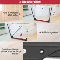 Saw Horses 2 Pack Folding, Portable Lightweight Work Horse