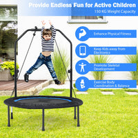 40” Foldable Trampoline with 2 Resistance Bands