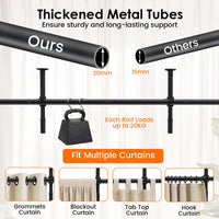 Heavy-Duty Metal Partition Room Separator for Apartment and Bedroom
