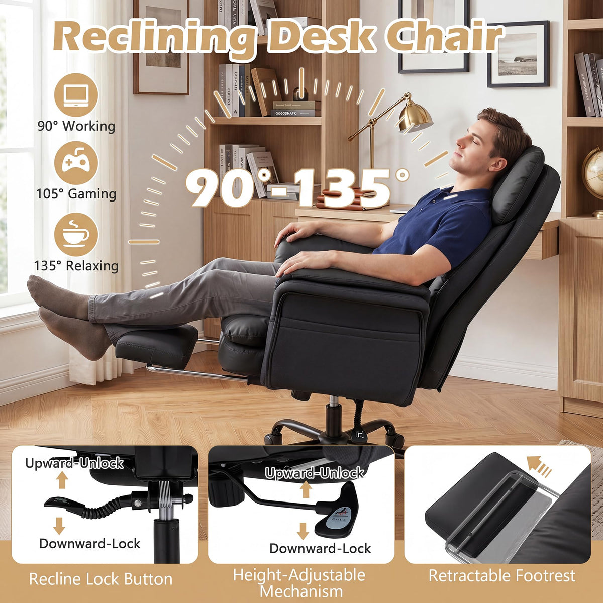 Giantex Ergonomic Big & Tall Executive Chair