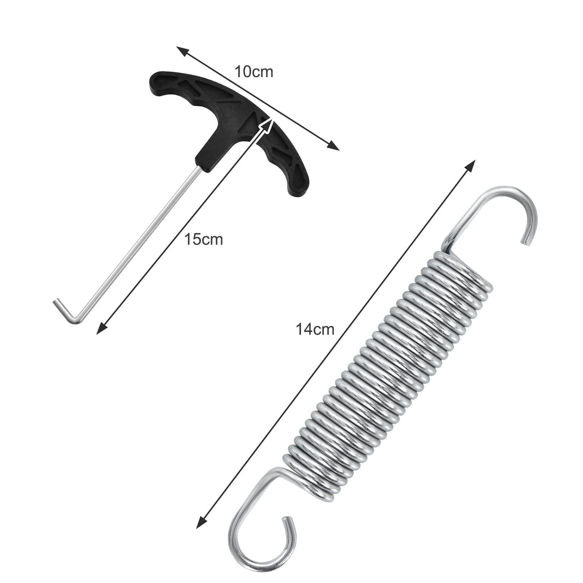 20 Pack Trampoline Springs, 14 cm Heavy Duty Replacement Trampoline Springs