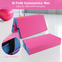 Giantex 4" Thick Folding Gymnastics Mat, 4' x 4' Tumbling Mat