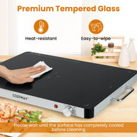 Electric Warming Tray, Food Warmer with Adjustable Temperature Control