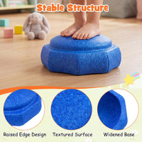 6-Piece Stackable Toddler Balance Stepping Stones for Sensory Play and Coordination