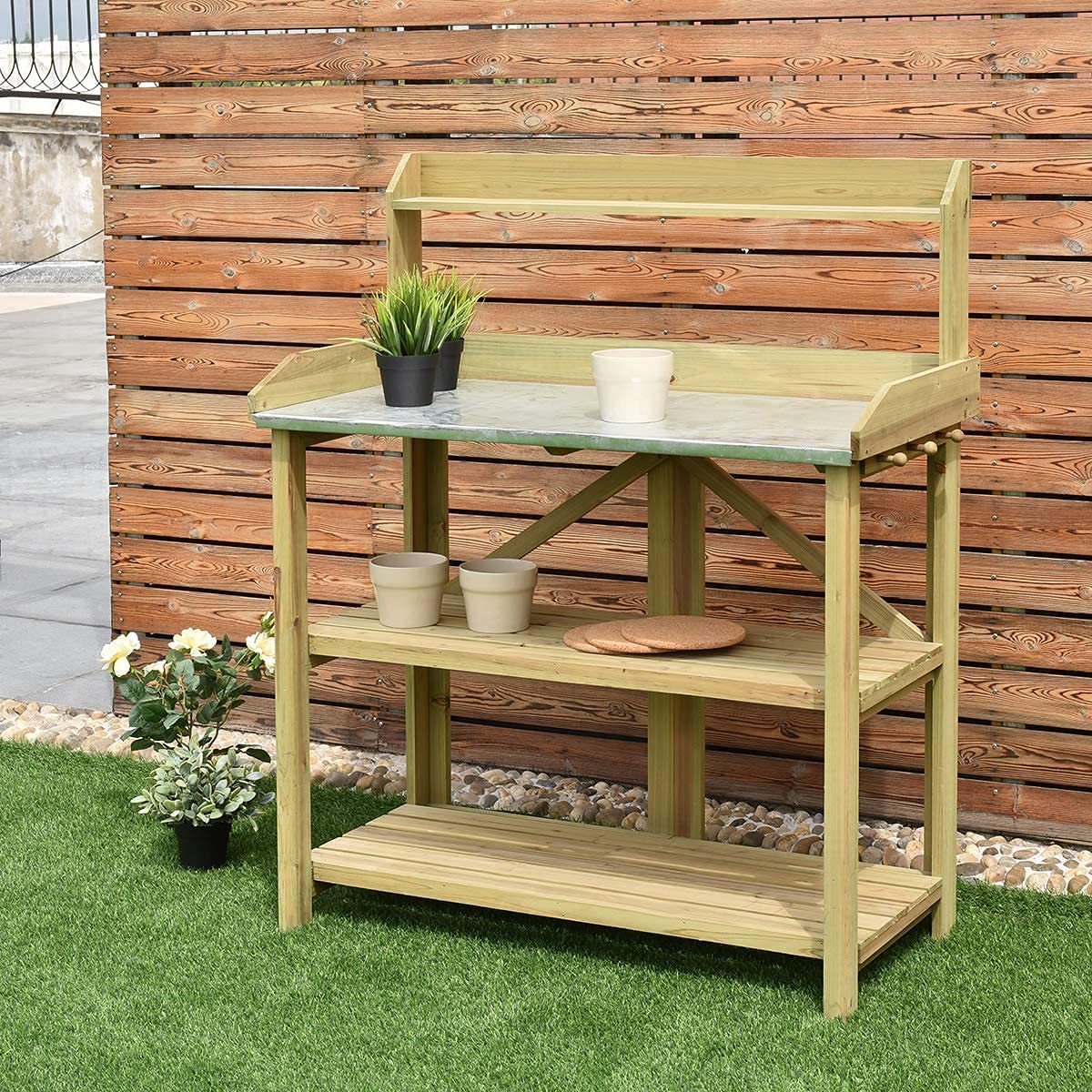 Giantex Outdoor Garden Potting Bench