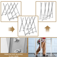 Foldable Sawhorse, Heavy-Duty Metal Log Sawhorse Stand