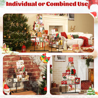 2 Pack Christmas Card Holder, Holiday Card Display Stand