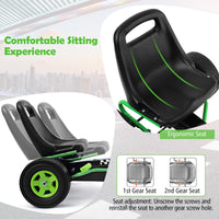 Kids Ride On Pedal Go Kart with Steering Wheel for Boys and Girls 3-8 Years Old