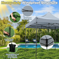 3 x 3 M Outdoor Pop up Canopy Tent Heavy-duty Easy Setup Gazebo Shelter
