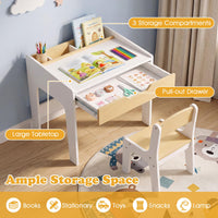 Children Writing Workstation for Boys Girls Ages 3+ for Reading Drawing Playing