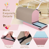 Mailbox Tumbling Aid Trainer Gymnastics Vaulting Box with Detachable Mat