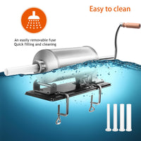 4.8L Stainless Steel Sausage Stuffer Maker Meat Filler Commercial