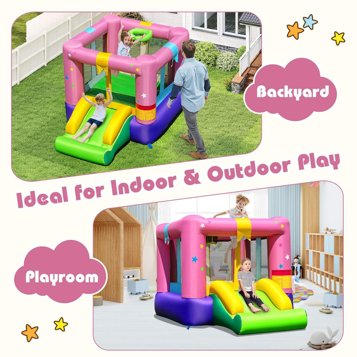 Inflatable Bounce House, Kids Jumping Castle