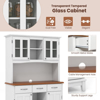 Kitchen Buffet with Hutch Tall Kitchen Pantry Cabinet