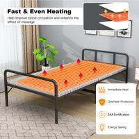 Electric Blanket Heated Mattress Pad with Overheat Auto-Off