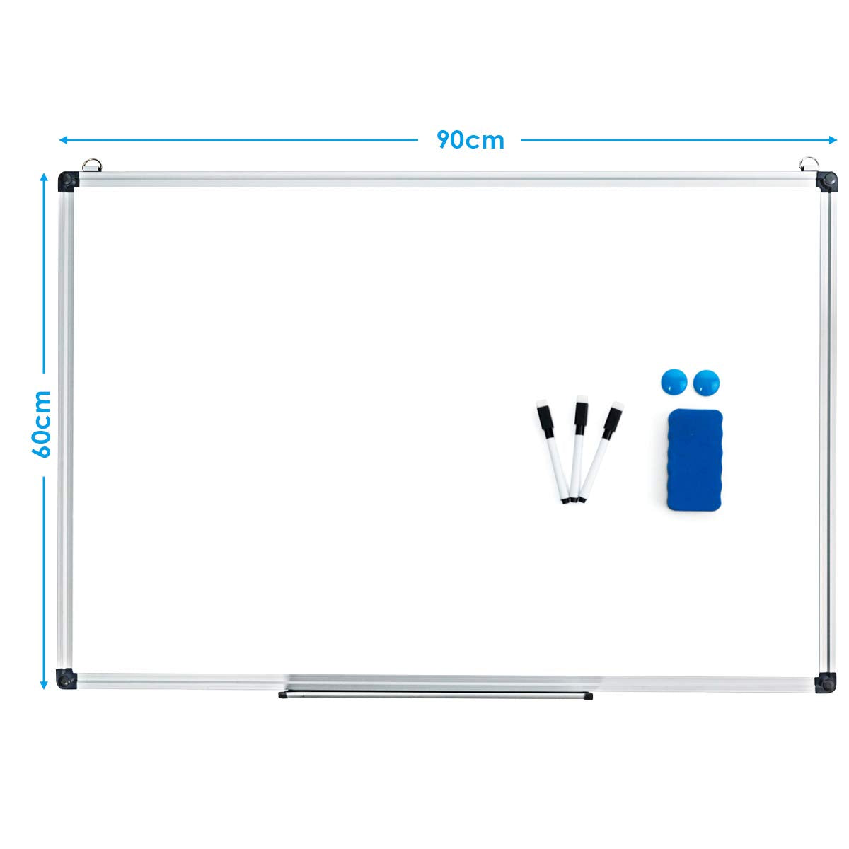 Giantex Dry Erase Board, Wall Mounted Board with Detachable Tray