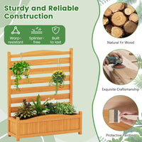 Air Conditioner Fence with Planter Box and No-Dig Kit