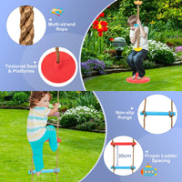 300 kg Heavy Duty Swing Set with Basketball Hoop for Kids