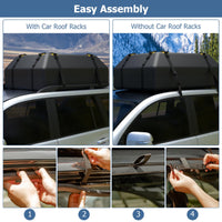 425L/15 Cubic Feet 100% Waterproof Roof Top Luggage Bag for All Vehicles