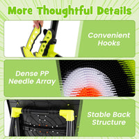 4 in 1 Throwing Target Set, Kids Throwing Game w/Bristle Target