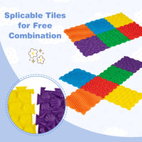 6 PCS Sensory Mats for Kids with Rich Colors for Children Aged 3+ Years Old
