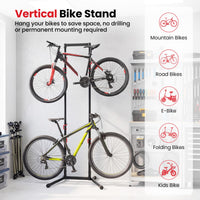 4 Bike Storage Rack, Adjustable Bicycle Rack for Garage