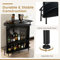 Giantex Industrial Home Bar Unit, 4-Tier Bar Table