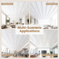 Ceiling Tiles Decorative PVC 3D Wall Panels Waterproof and Paintable