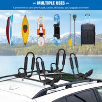 et of 4 U-Bar Kayak Racks with Bandage