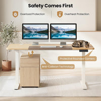 Giantex 120 CM Standing Desk, Height Adjustable Stand Up Desk