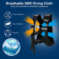 15 kg Training Vest with Adjustable Buckles and Net bag for Strengthening Muscles/Running/Walking