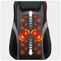 Shiatsu Back Massager with Heat, Neck and Back Massage Seat Pad for Chair, Deep Tissue Kneading