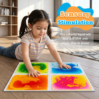 4/9-Pack 30 x 30 CM Square Liquid Puzzle Pads for Kids