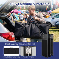 Portable DJ Booth with Scrims & Carrying Bag