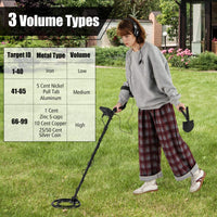 Metal Detector for Adults, Professional Higher Accuracy Gold Detector with Backlit LCD Display